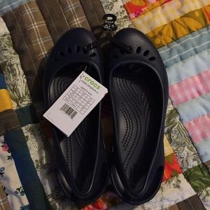 Navy Blue Crocs Kadee Slingback